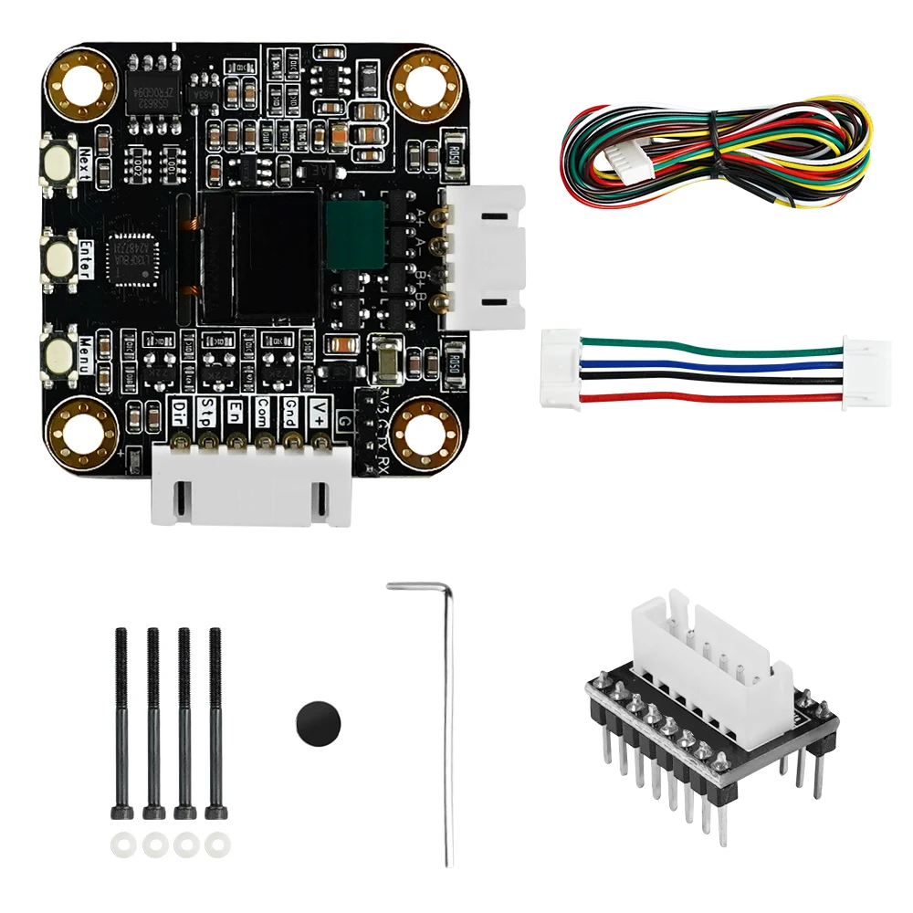 Closed Loop Stepper Motor Nema 17 - 3Dプリンター用部品、CNCクローズドループステッピングモーター、サーボステッピングコントローラー、STM32ステップPCBボード、NEMA17サーボモーター、MKS SERVO42C