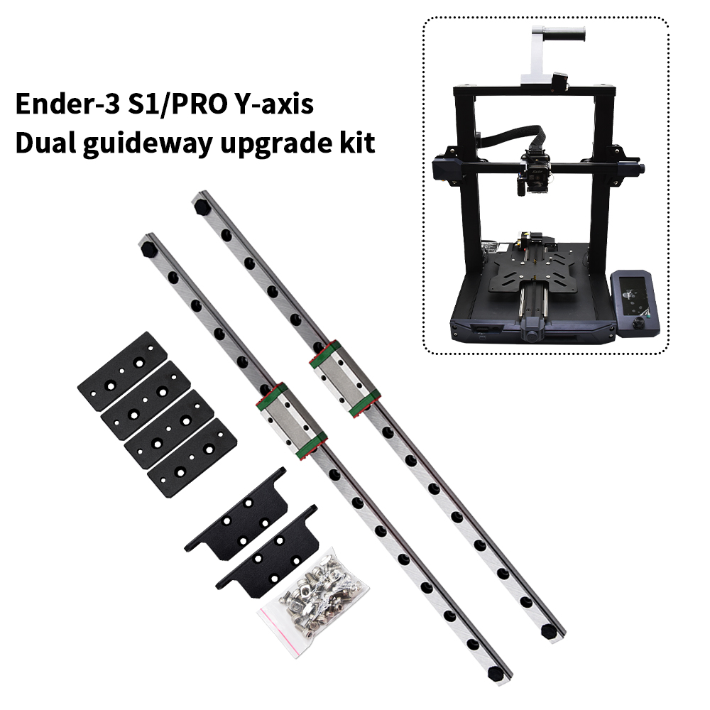 Linear Rail Mgn12H Set - Ender-3 S1/Ender 3 S1 Pro用デュアルY軸レールキットアップグレード 315mm