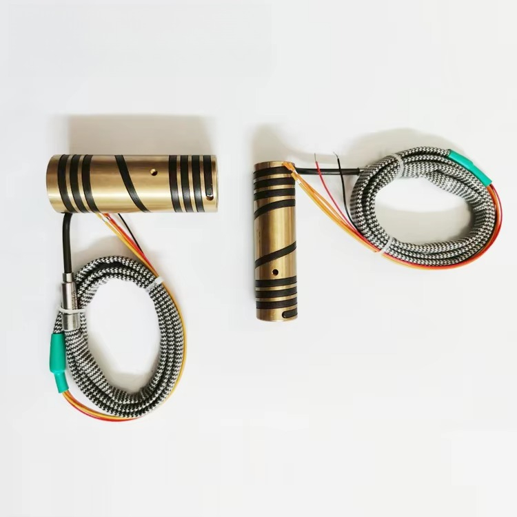Nozzle Brass - 220V 500W 電気加熱素子 真鍮コイル ホットランナーノズルヒーター 熱電対付き