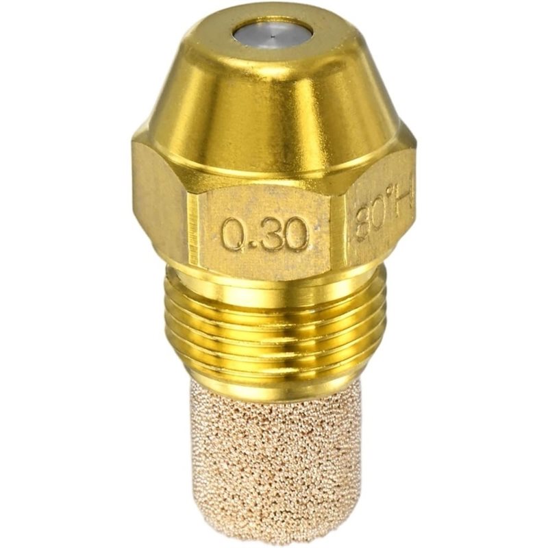 Nozzle Brass - VELIF製、汎用性の高い黄銅製燃料油バーナーノズル、流量0.3GPH、80度、ヒーター用交換ノズル、中空円錐形Aデザイン。