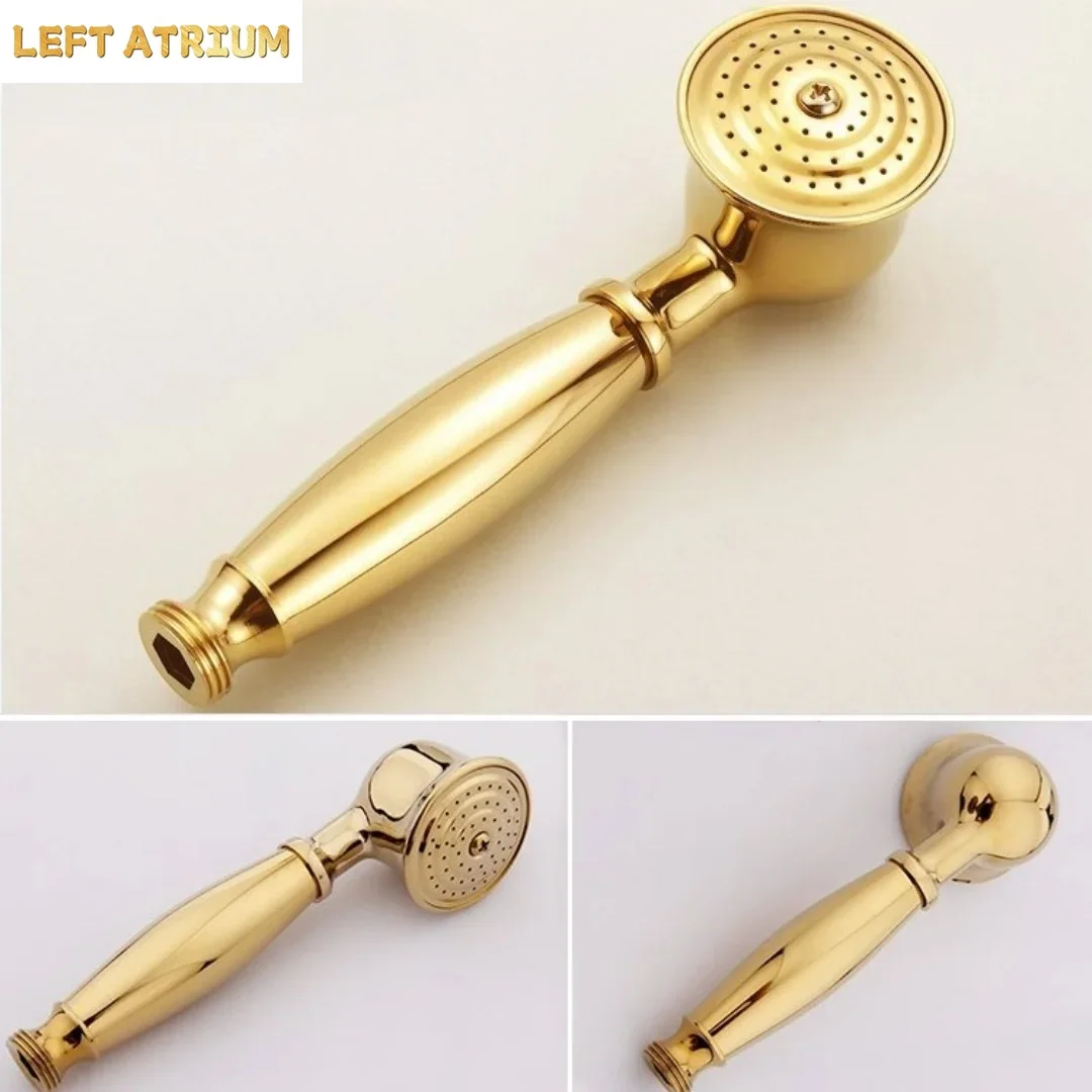 Nozzle Brass - 真鍮製のローズゴールドカラー、浴室用ハンドヘルドシャワーヘッド。高水圧で節水効果があり、アンティーク調のデザイン。ニッケル仕上げのレインシャワーヘッド。