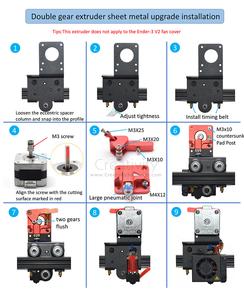 デュアルギア直接ドライブ押出機サポートプレートキット,End - Linear Rail Mgn12H Set のレビューと価格