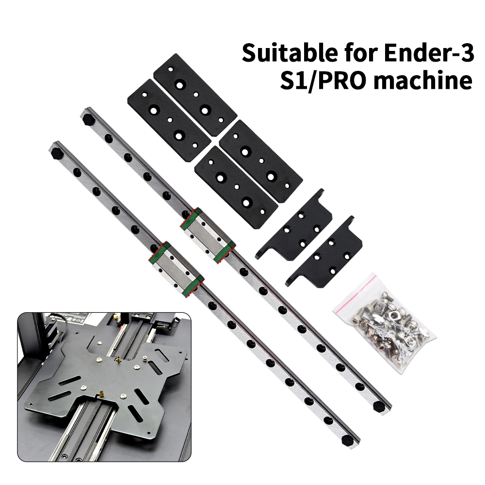 Ender 3/Pro/S1/Ender 3 V2 3Dプリ - Linear Rail Mgn12H Set のレビューと価格
