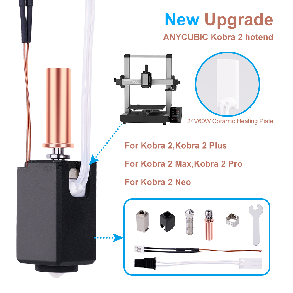 Anycubic Kobra 2シリーズ Neo Pro/P - Hotend Assembly のレビューと価格