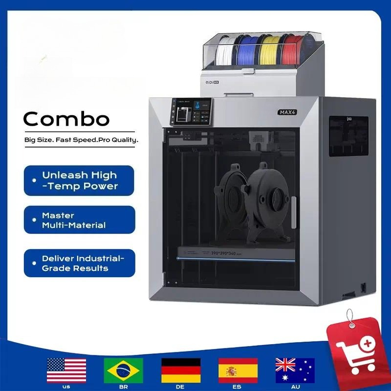 2026年、QIDI MAX4コンボCoreXY 3Dプリン - 3D Printer のレビューと価格