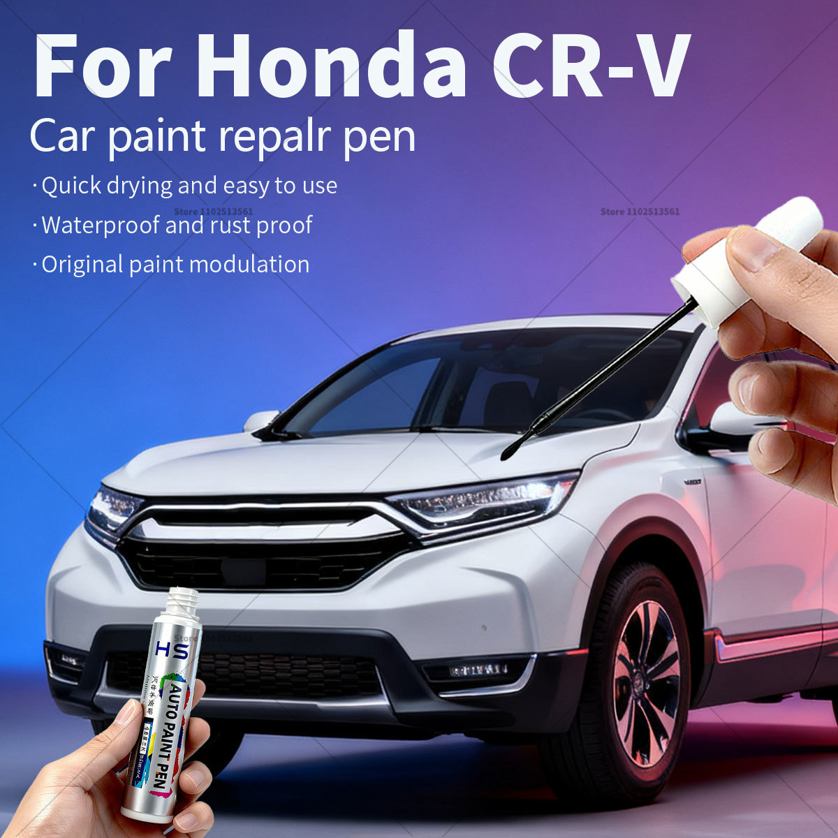 ホンダ CR-V 車の塗装修復ペンタッチアップスクラッチリム - Cr Touch のレビューと価格