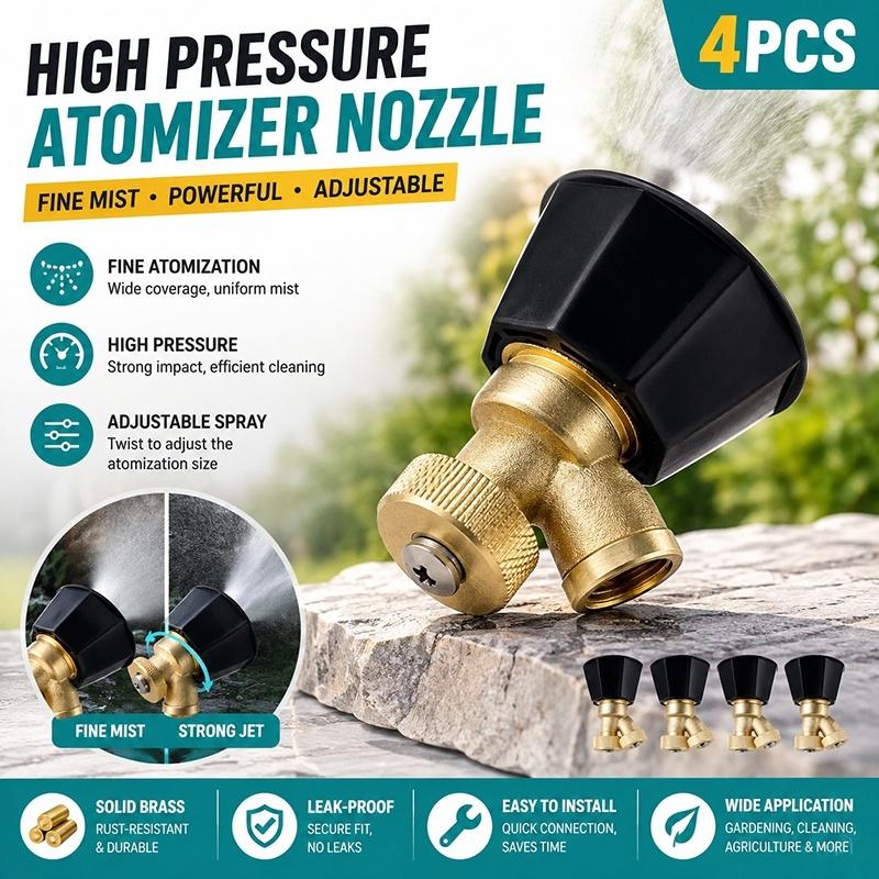 新しい調整可能な真鍮製農業用スプレーノズル。庭の水やりや作物 - Nozzle Brass のレビューと価格