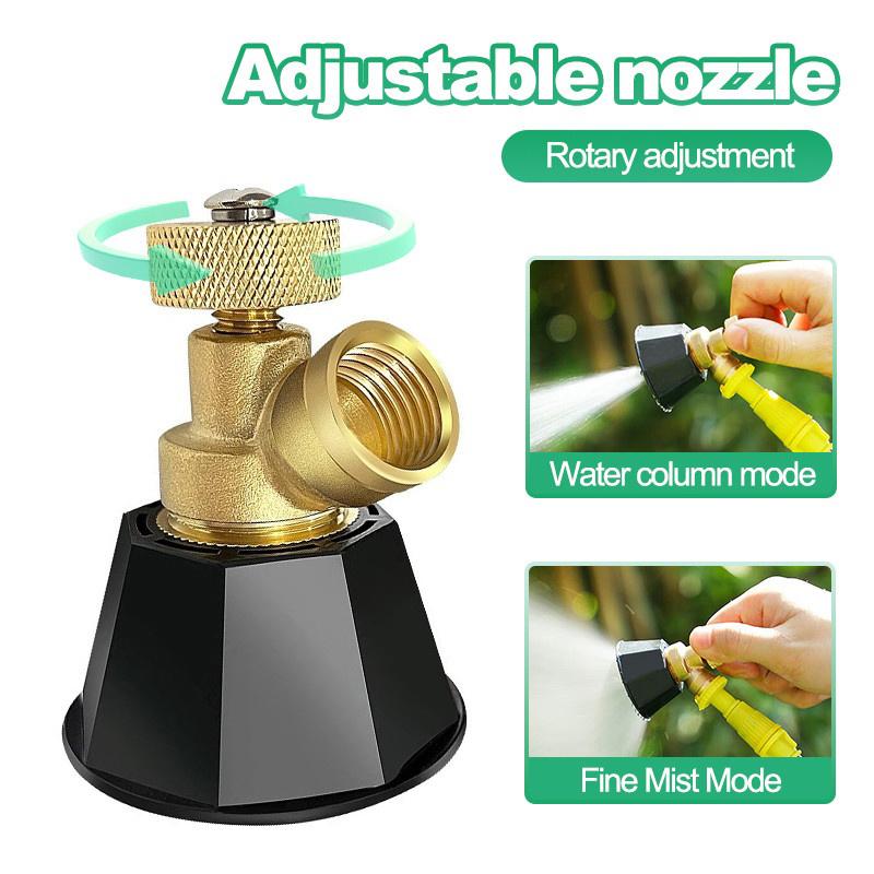 新しい調整可能な真鍮製農業用スプレーノズル。庭の水やりや作物 - Nozzle Brass のレビューと価格