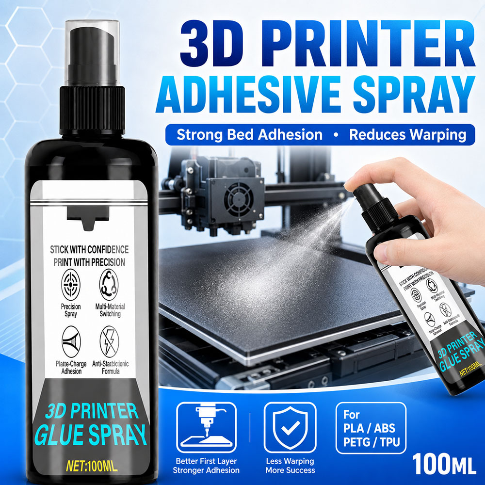 100/200ml 強力3Dプリンター用接着スプレー - P - 3D Printer Bed のレビューと価格