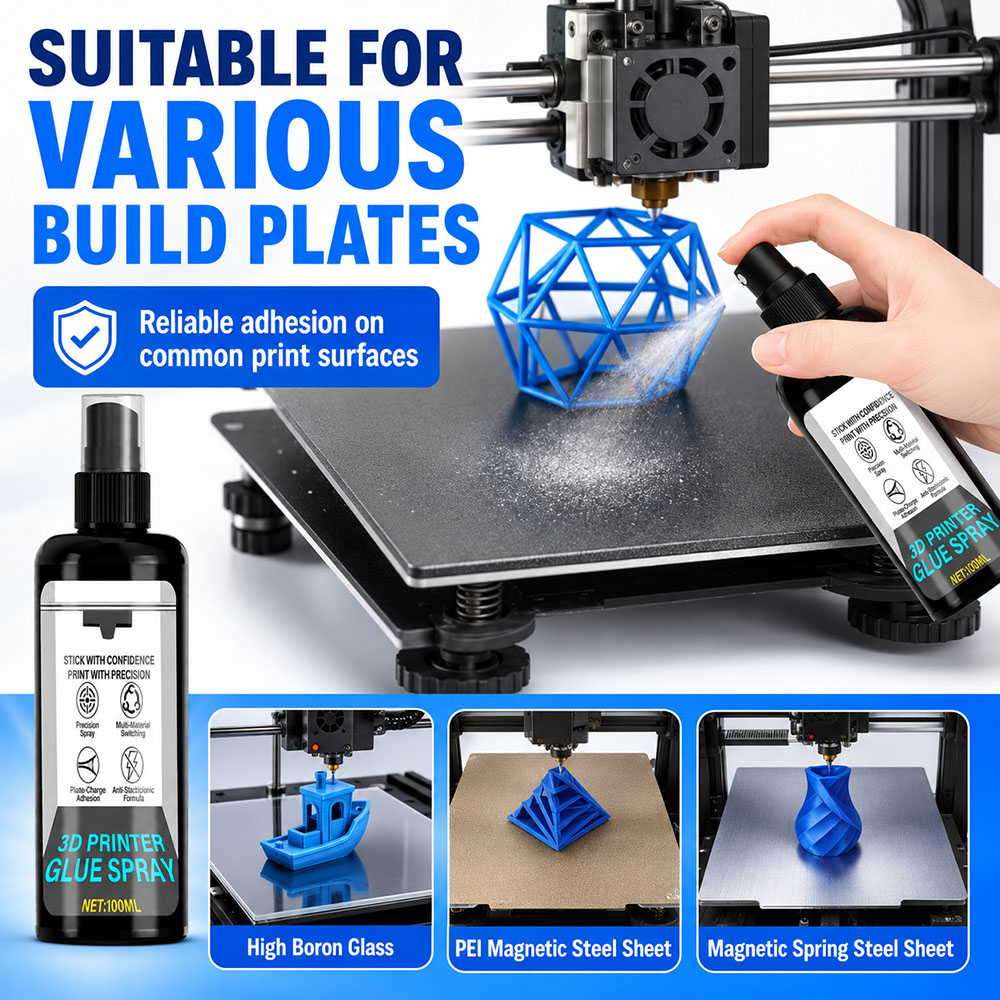 100/200ml 強力3Dプリンター用接着スプレー - P - 3D Printer Bed のレビューと価格