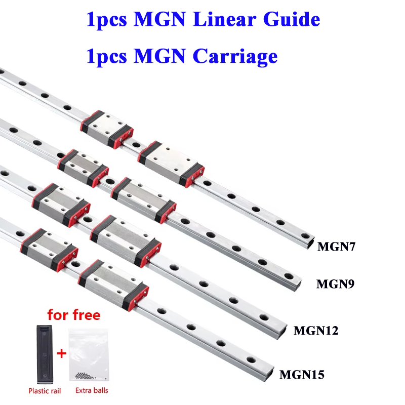 ミニチュアリニアレール,MGNリニアガイド,3Dプリンター部 - Linear Rail Mgn12H Set のレビューと価格