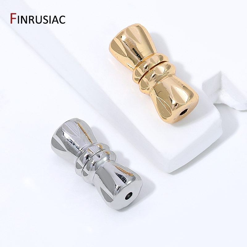 14K金メッキ真鍮製スクリュークラスプ留め具、コードエンドチ - Nozzle Brass のレビューと価格