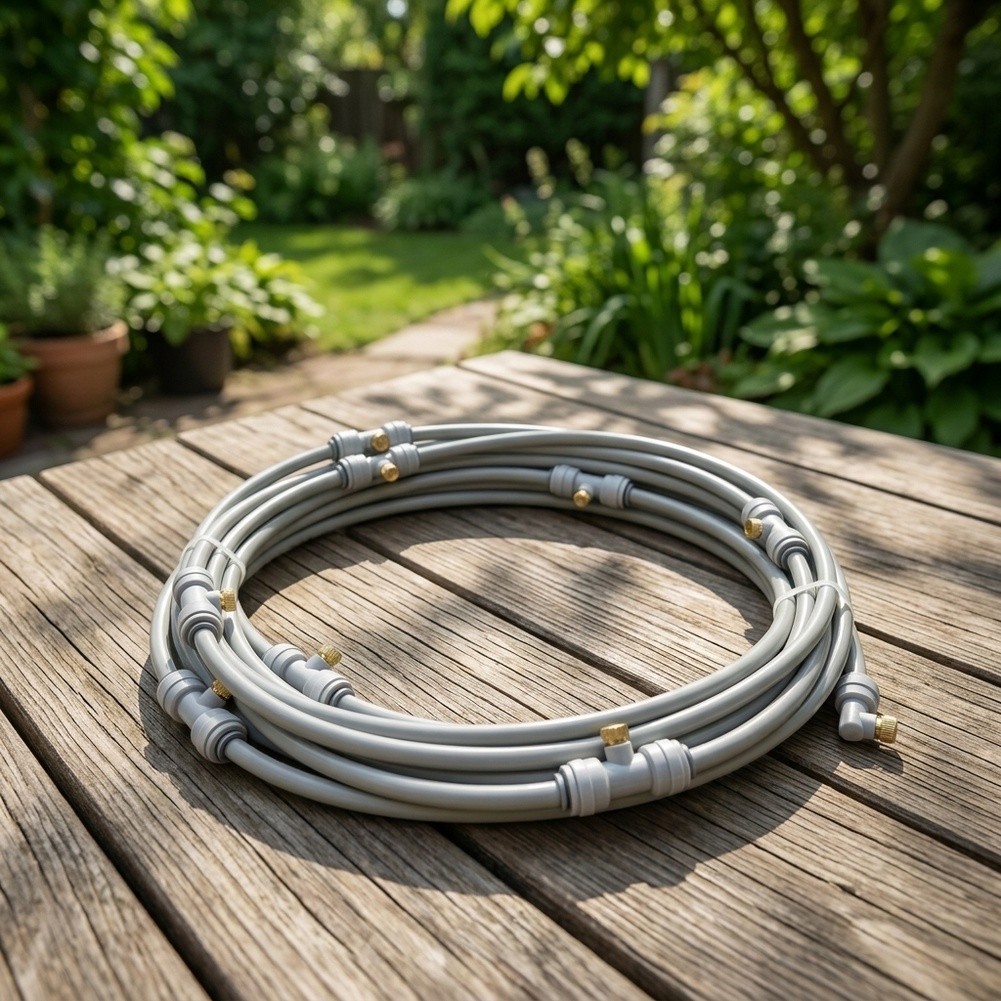 屋外冷却用の温室ガーデンミストシステム。調整可能な真鍮製ノズ - Nozzle Brass のレビューと価格