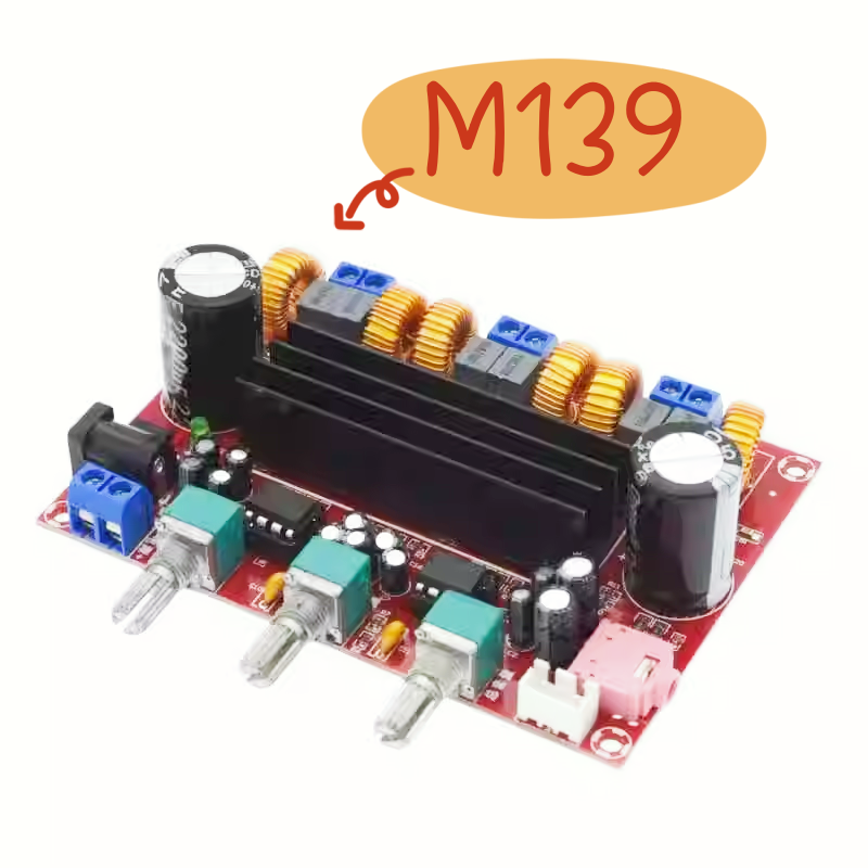 XH-M139 オーディオアンプボード 2x50W 100W - Resin Vat のレビューと価格